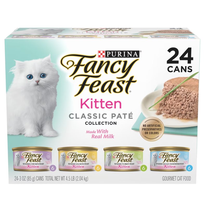 Fancy Feast Kitten Classic Pate Variety with Real Milk